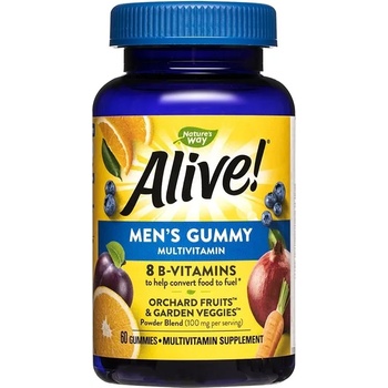 Nature's Way Alive Men's Gummy Multivitamin, 60 таблетки, Nature's Way