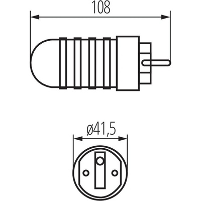Kanlux Grip W/US 04863