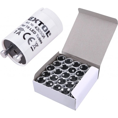 "startér" pro led zářivky, 25ks EXTOL LIGHT 43050A