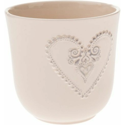 Casa de Engel Керамичен калъф за саксия със сърце, 0/24 Casa de Engel | Lilav | Home | UNI