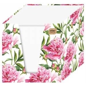 Interdruk Paper cube white 9x9x9 in a cup