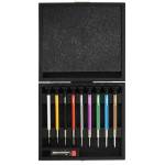 Horotec Комплект прецизни отвертки Horotec MSA01.020 с алуминиеви дръжки