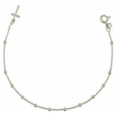 INFINITYSILVER Strieborný náramok s krížikom 16605518