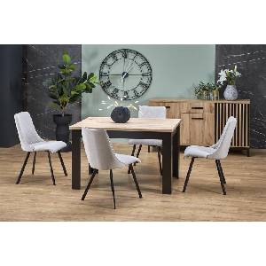 Halmar Разтегателна трапезна маса BAGIO 120-160 см дъб / черно (BAGIO/black/ table/halmar)