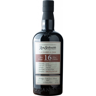 Ron Sostenible 16y La Isabela 49% 0,7 l (holá láhev)