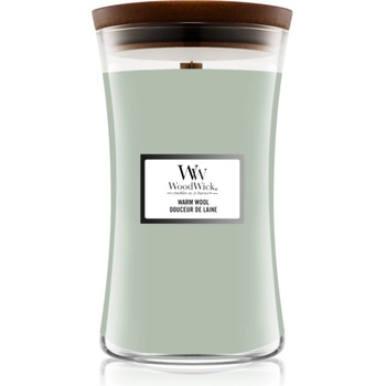 Image 1 of WoodWick Warm Wool ароматна свещ с дървен фитил 610 гр