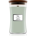 WoodWick Warm Wool ароматна свещ с дървен фитил 610 гр