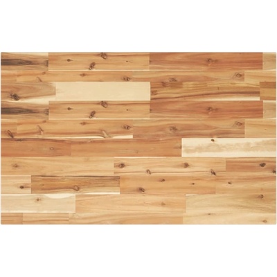 vidaXL Плот за баня, маслен финиш, 80x50x2 см, масивно дърво акация (3279694)