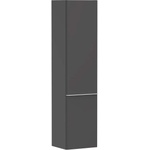 Hansgrohe Xelu Q - Шкаф висок 40x165x35 см, 2 врати, панти отляво, матово сиво/матово бяло 54136700 (54136700)