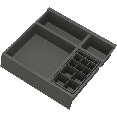 GOLLINUCCI Kúpeľňový organizér s príslušenstvom 270mm 241x242x53mm antracit 10900302