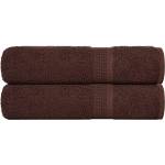 vidaXL Кърпи за ръце FROGN 2 бр. Кафяви 50x100 см 360 г/м2 (136758)