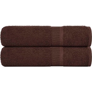 vidaXL Кърпи за ръце FROGN 2 бр. Кафяви 50x100 см 360 г/м2 (136758)