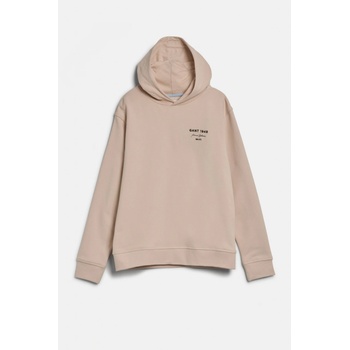 Gant Graphic Script Relaxed Hoodie Soft Oat