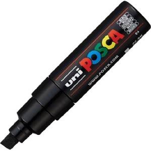 uni PC-8K Химикалка 8 mm 24 Black 1 бр (60.1824)