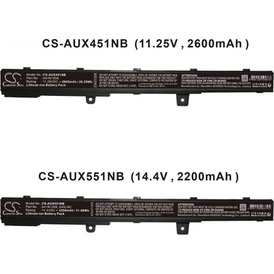 Cameron Sino CS-AUX451NB baterie - neoriginální