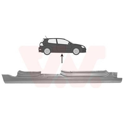 Nástupný plech VAN WEZEL 5863104