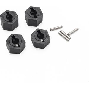 FUNTEK Хексове с пинове 12мм Funtek STX plastics wheel hub hex + pins, 4 Pcs. FTK-21005 (FTK-21005)