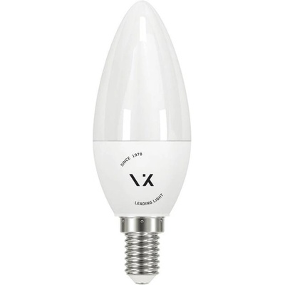9W 810lm 3000K 220V E14 Ra-80 360°, овал, PC, бял - VL LED VK/05177/EI/W (VK/05177/EI/W)