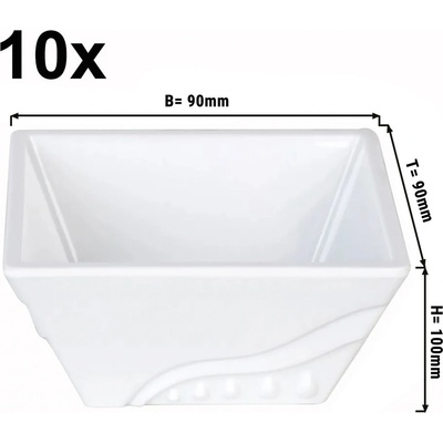 G.Gastro Melaminová mísa do etagerie/ bufetového stojanu D9782610 výška: 10 cm 10 ks