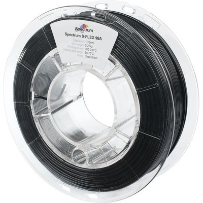 Spectrum 80523 3D филамент, S-Flex 98A, 1, 75mm, 250g, Черен (Deep black) (80523)