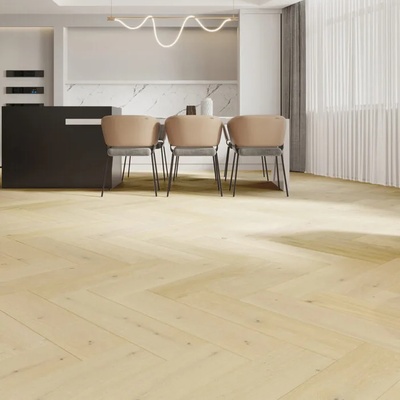 Barlinek Трислоен паркет Barlinek Oak Bianco Herringbone (5751)