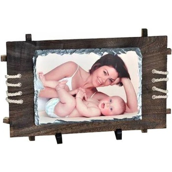 Image 1 of Art gift Декоративен камък със снимка в рамка