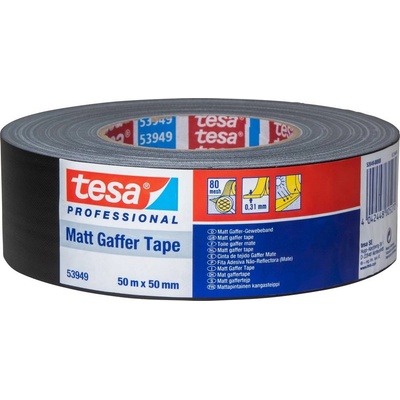 tesa 53949 páska se skelným vláknem Gaffer tape 50 m x 50 mm černá