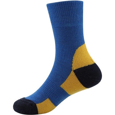 Alpine Pro Indo Detské ponožky Modrá/Tyrkysovo modrá