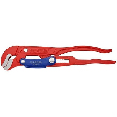 KNIPEX Тръбен ключ с S-образни челюсти 1" и бърза настройка, червено-фосфатиран, ръкохватка 330мм, Knipex (K8360010)