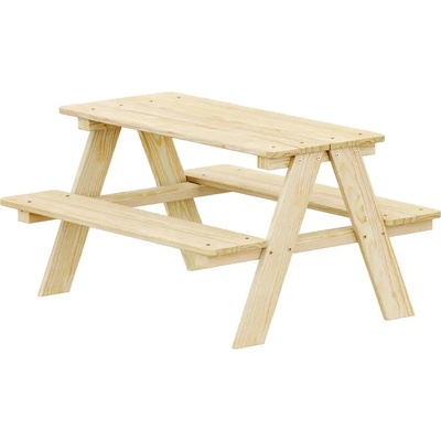 Idea dětský piknikový stůl lak
