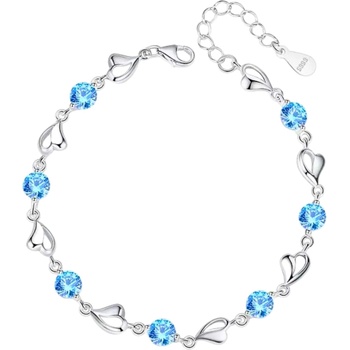 Silenti Jewelry Сребърна гривна "Свободолюбие" - Син