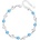 Silenti Jewelry Сребърна гривна "Свободолюбие" - Син
