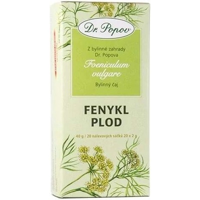 Dr.Popov Fenykl plod čaj 20 x 1,5 g