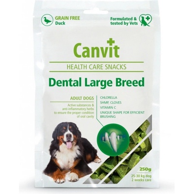 Pamlsok Canvit Health Care dog Dental Snack Large Breed 250 g