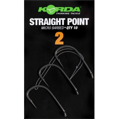 Korda Háčky Straight Point Barbed 10 ks vel.2