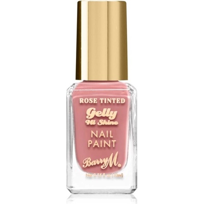 Barry M Rose Tinted Gelly Hi Shine Nail Paint Crushed 10 ml