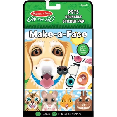 Melissa & Doug Znovupoužiteľné nálepky Domáce zvieratká