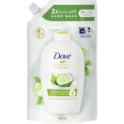 Dove mýdlo tekuté Refreshing Care Cucumber & Green Tea náplň 500 ml
