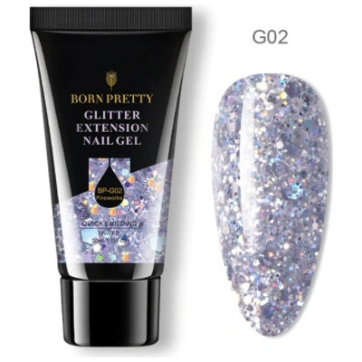 Born Pretty poly gel glitter BP-G02 30 ml