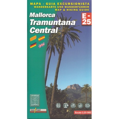 Malorka (Mallorca) - Tramuntana Central 1:25t mapa ALPINA