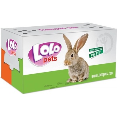 LoloPets kartonová krabička na transport velká 27 x 13 x 13 cm