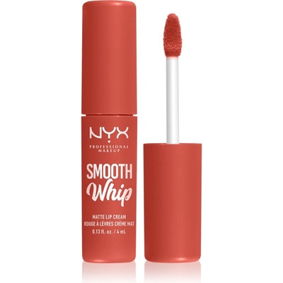 NYX Cosmetics Smooth Whip Matte Lip Cream кадифено червило с изглаждащ ефект цвят 02 Kitty Belly 4ml