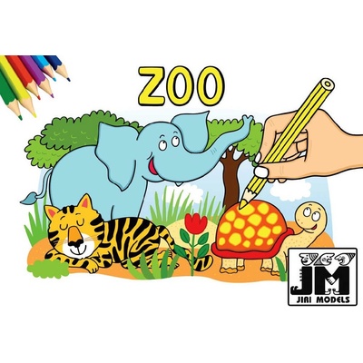 JIRI MODELS Omalovánky A5 ZOO