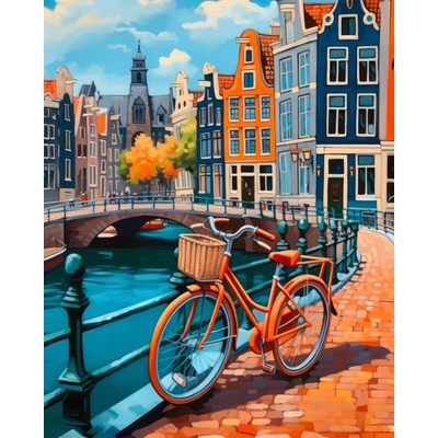 ZUTY Obrazy na stenu - Jazda na bicykli Rámovanie: bez rámu a bez vypnutia plátna, Rozmer: 40x50 cm