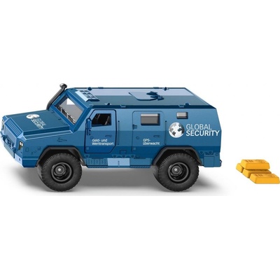 SIKU Super bezpečnostné auto na prepravu peňazí a cenností s nálepkami 1:50