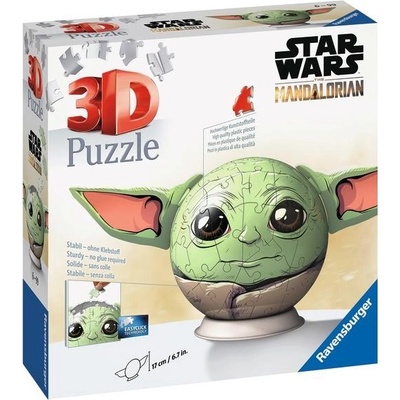 Ravensburger 3D puzzle Star Wars: Baby Yoda s ušima 72 ks