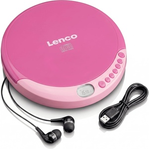 Lenco CD-011PK - CD player - Also for children - Discman - Portable - boombuy