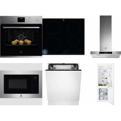 Set Electrolux KODGH70TX + LIR60433B + LFT426X + EMS4253TEX + EEA27200L + ENT6TF18S