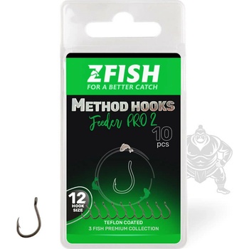 ZFISH Háčky Method Feeder PRO 2 Ve. 12