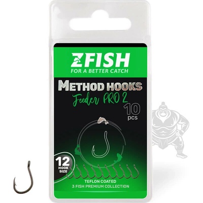 ZFISH Háčky Method Feeder PRO 2 Ve. 8